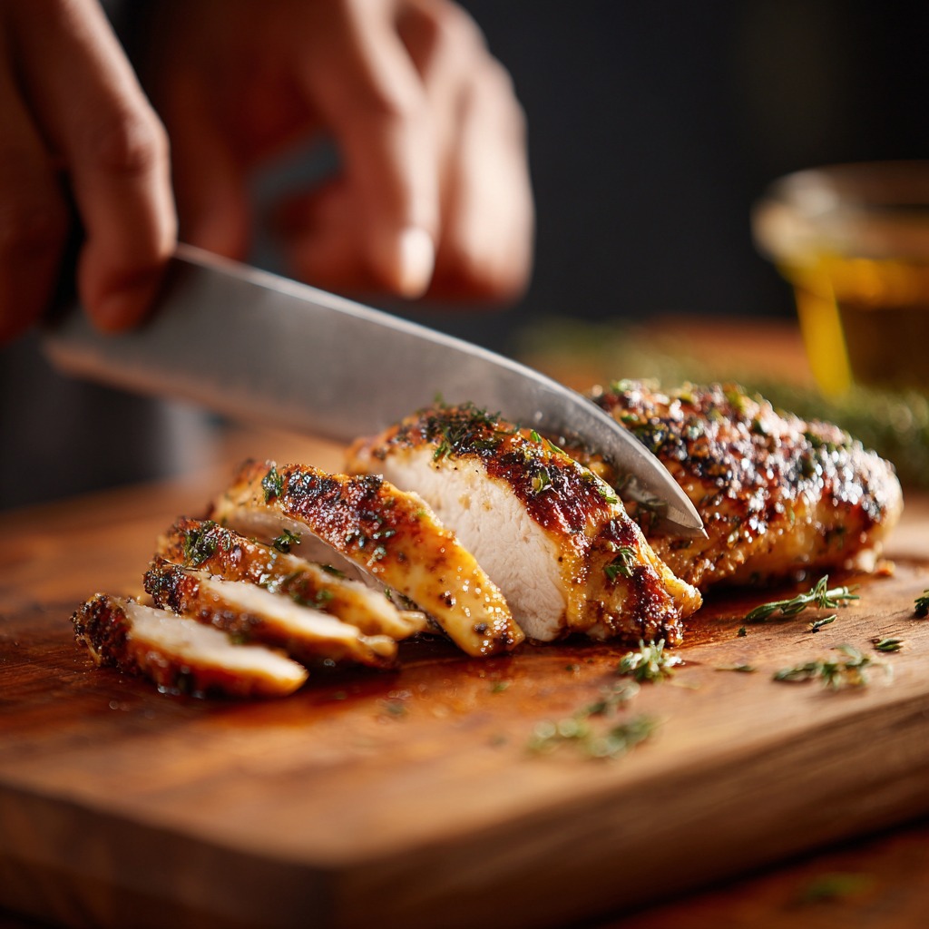 jwdmou Golden brown seared chick