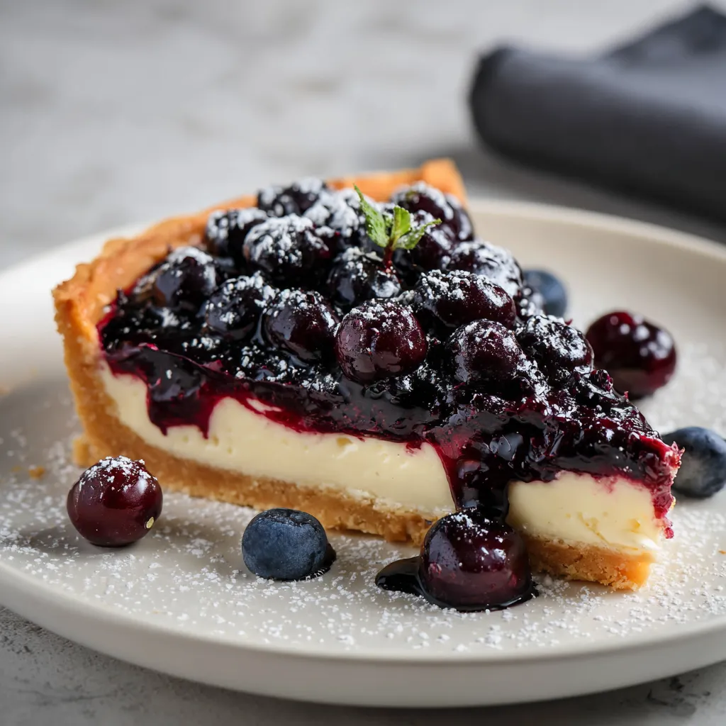 Blueberry Cheese Tart 1 1