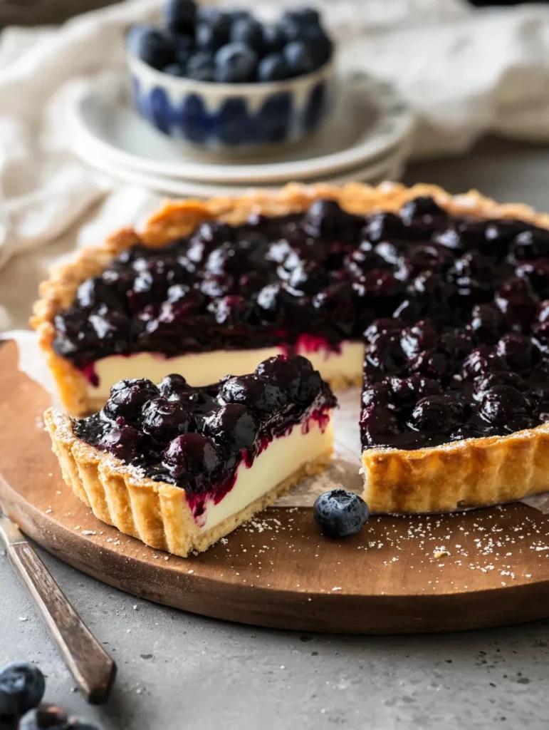 Blueberry Cheese Tart 3 4 1
